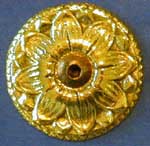Yellow Brass Floral