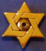 Bronze Star of David "Cut out"