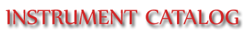 Instrument Catalog