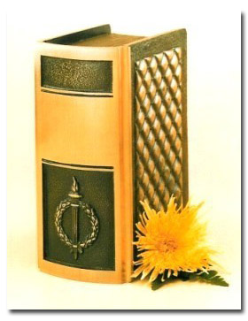 Quilted Book Urn